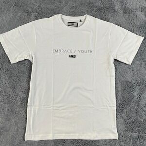 Kith Embrace Youth Logo Tee Mens Medium Shirt Japanese Rare Heavy Cotton